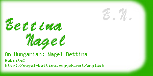 bettina nagel business card